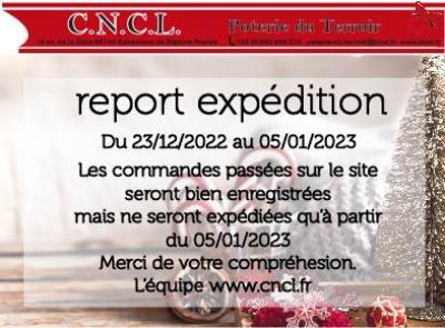 report expédition decembre 2022